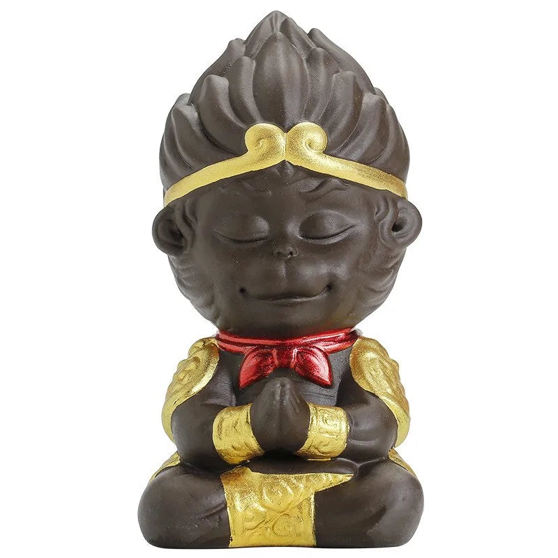 Sun Wukong Purple Sand Tea Pet Decorations